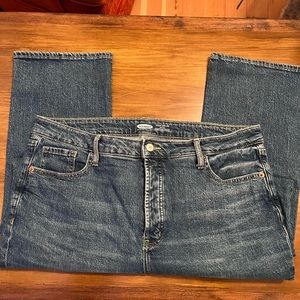 Old Navy high-rise kicker boot cut jeans size 14
